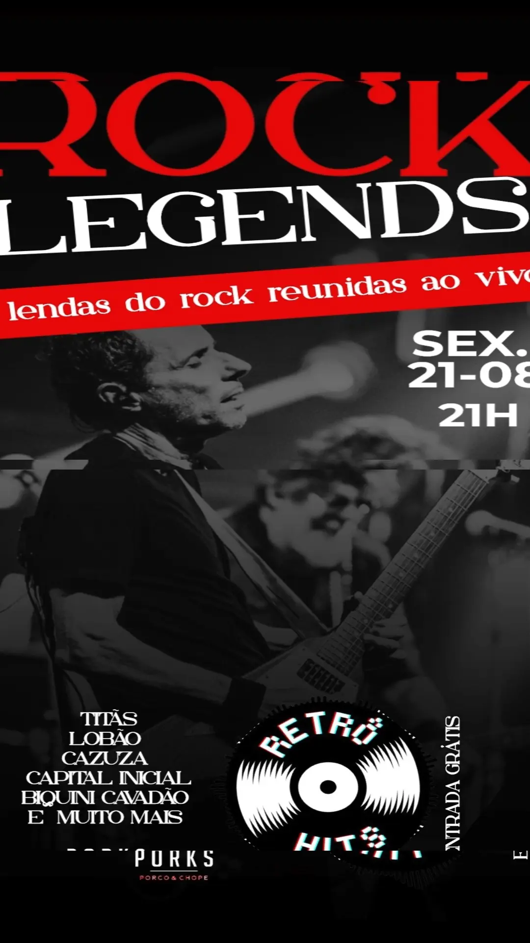 Flyer de Retrô Hits