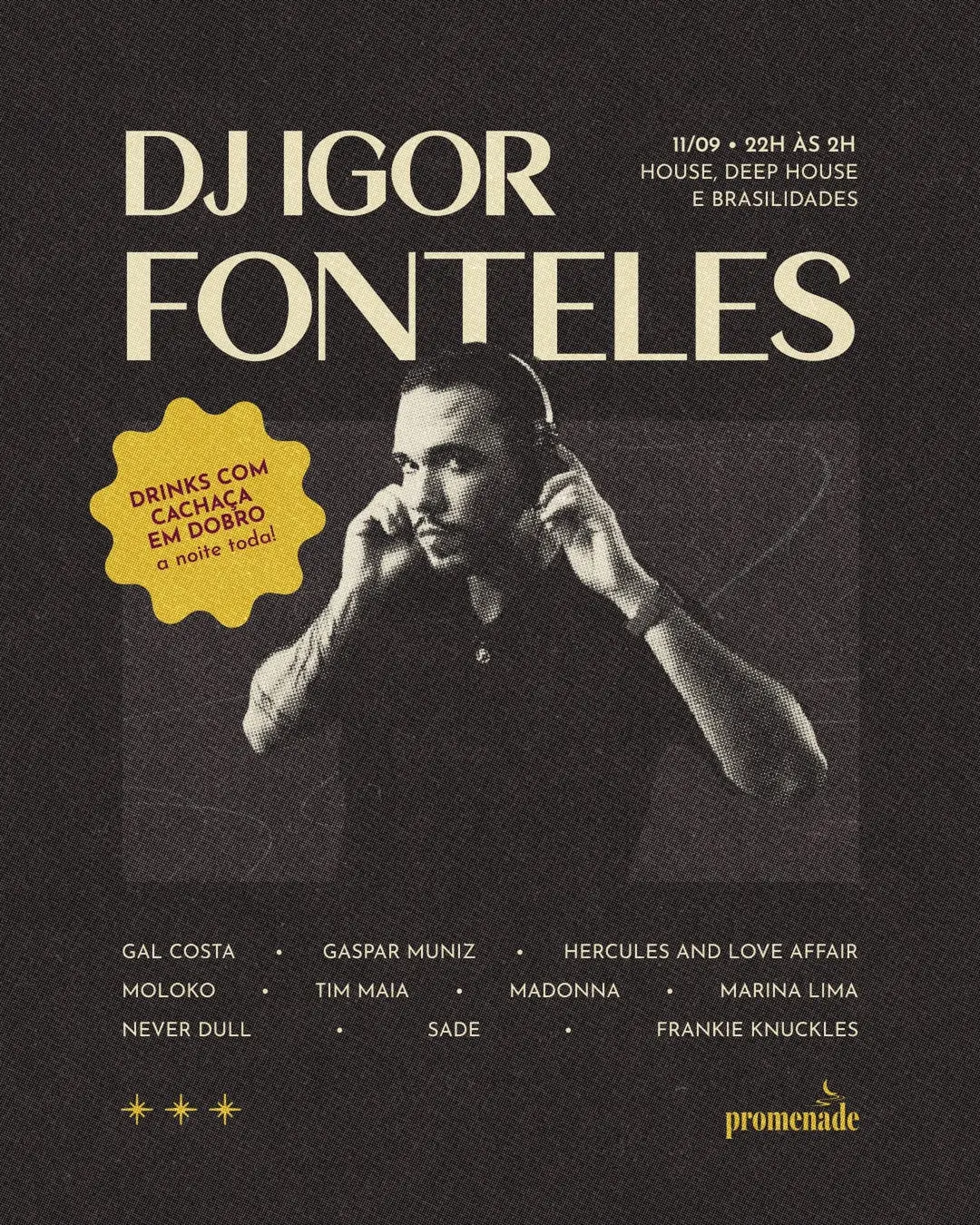 Flyer de DJ Igor Fonteles