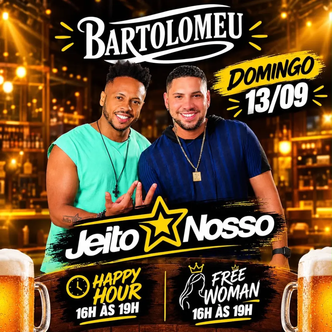 Flyer de Jeito Nosso