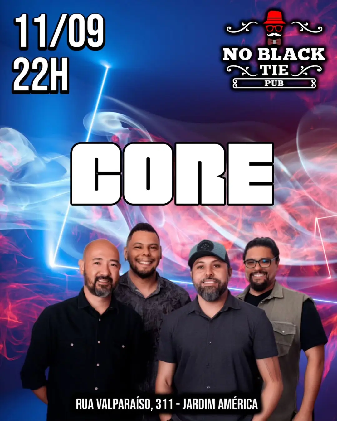 Flyer de Banda Core