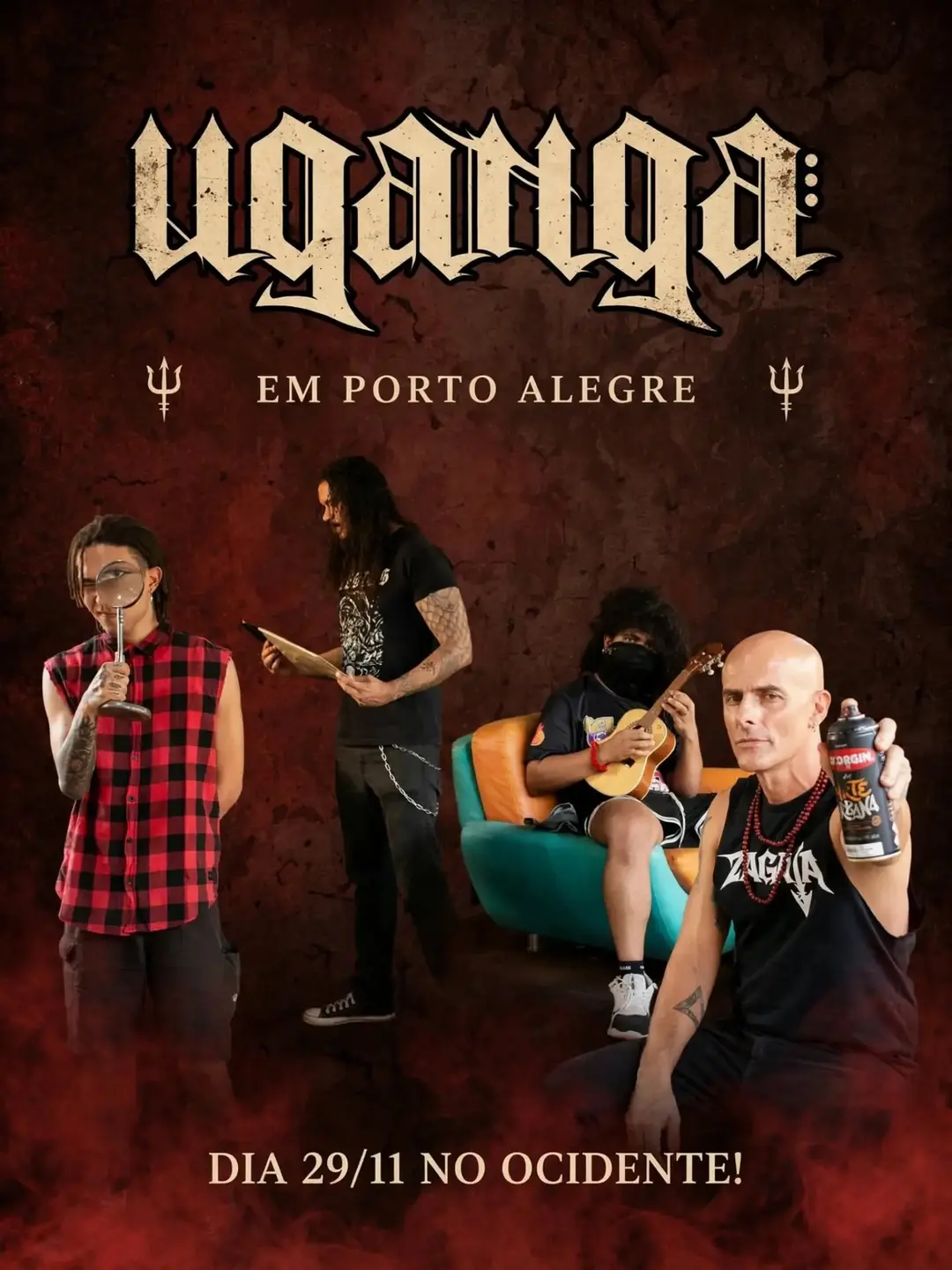 Flyer de Uganga, Välika e Golpe