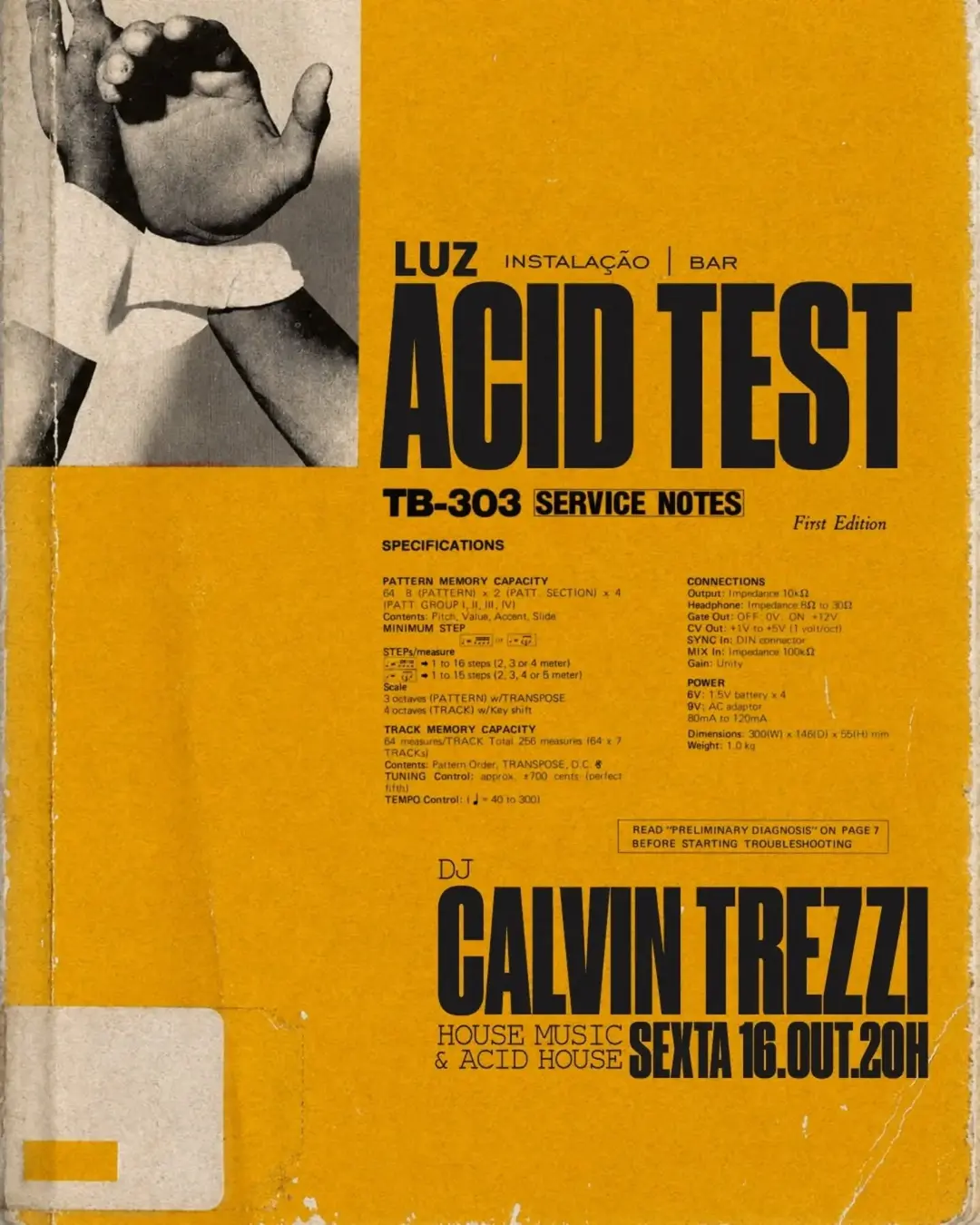 Flyer de DJ Calvin Trezzi