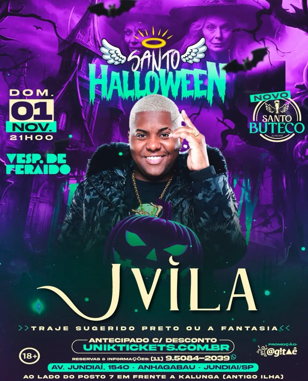Flyer de MC JVila