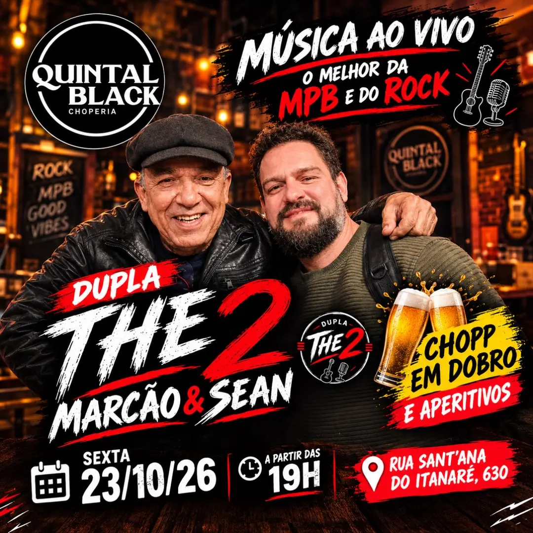 Flyer de Marcão & Sean
