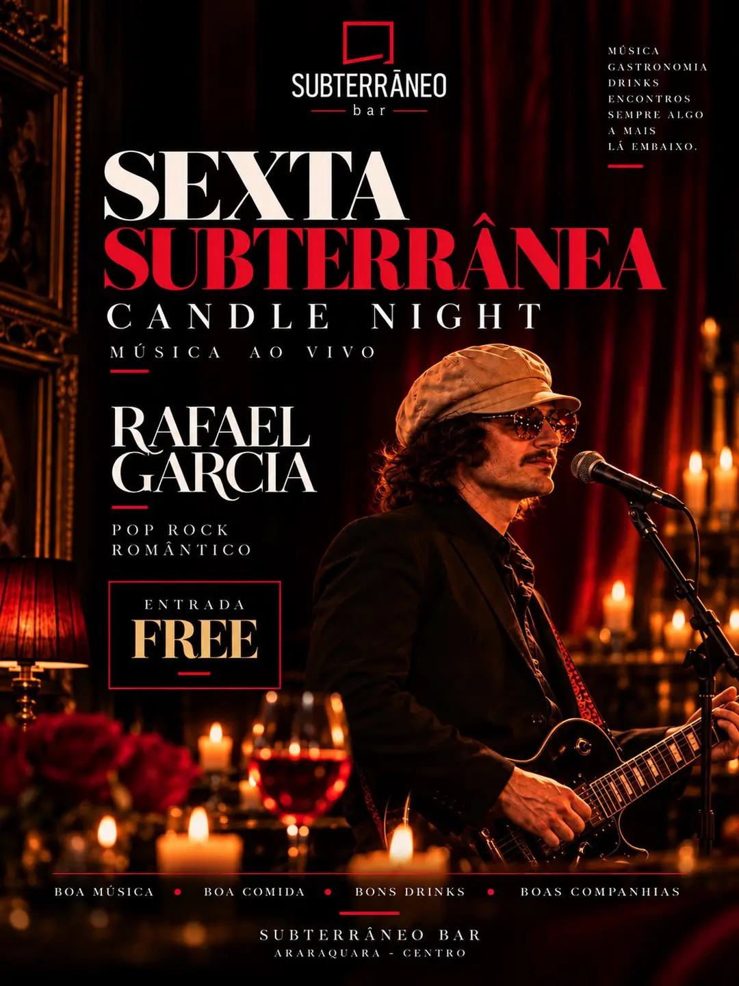 Flyer de Rafael Garcia