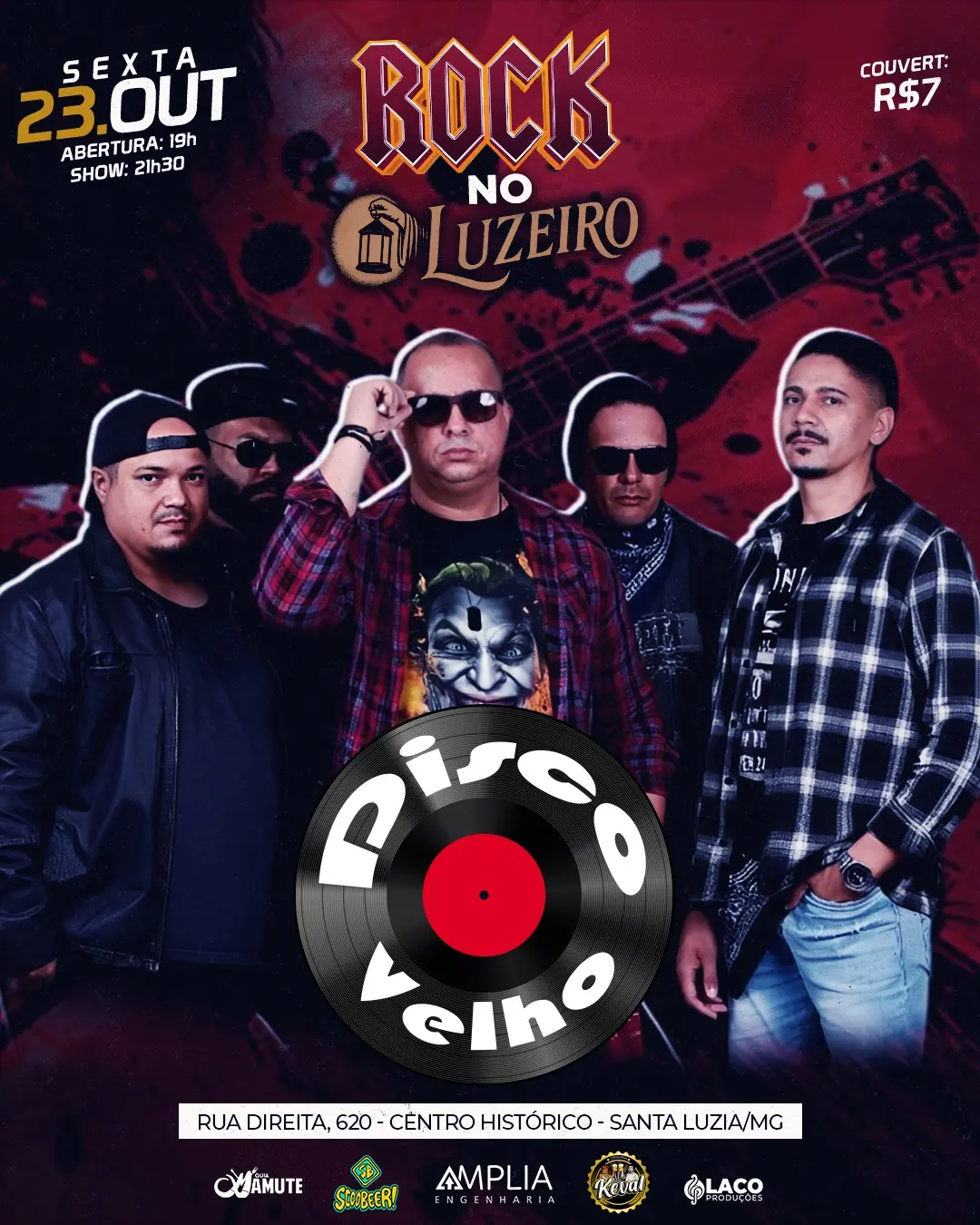 Flyer de Disco Velho
