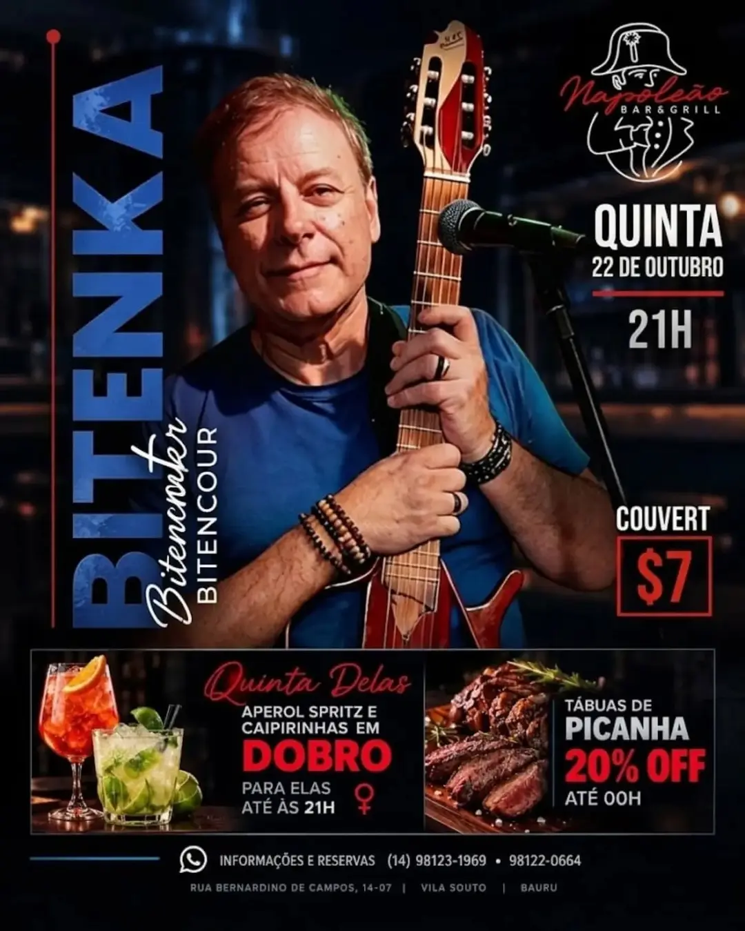 Flyer de Bitenka Bittencourt