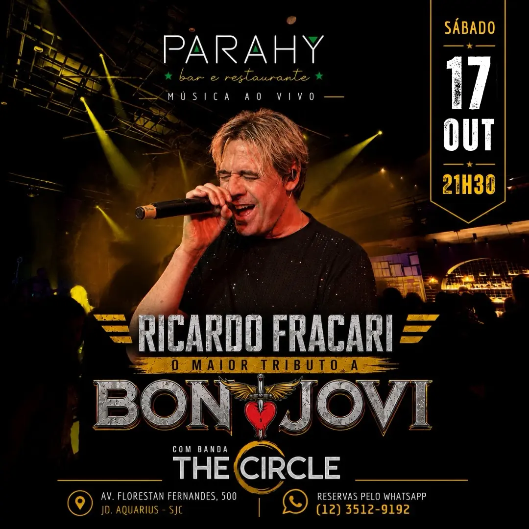 Flyer de Ricardo Fracari