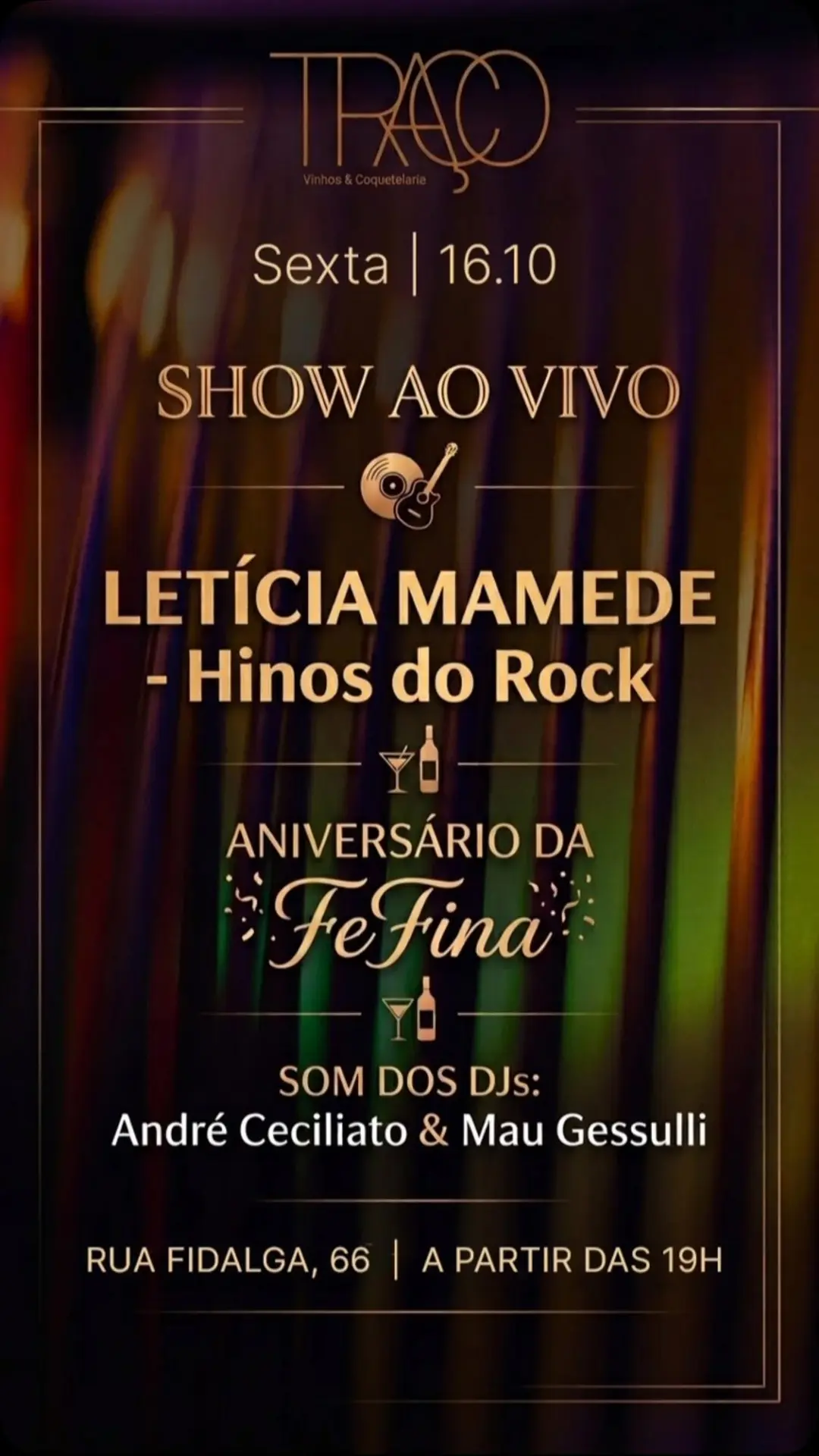 Flyer de André Ceciliato, Let Me Make e Mau Gessulli
