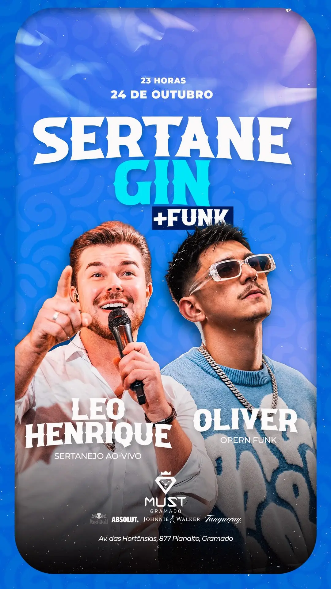 Flyer de Léo Henrique e Marlon Oliver