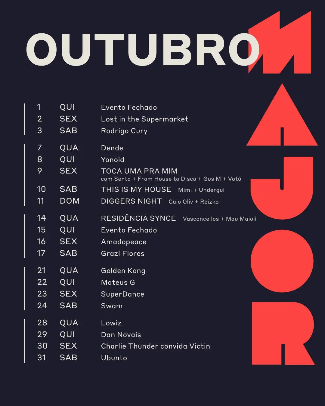 Flyer de Reinaldo Junior e Caio Oliv