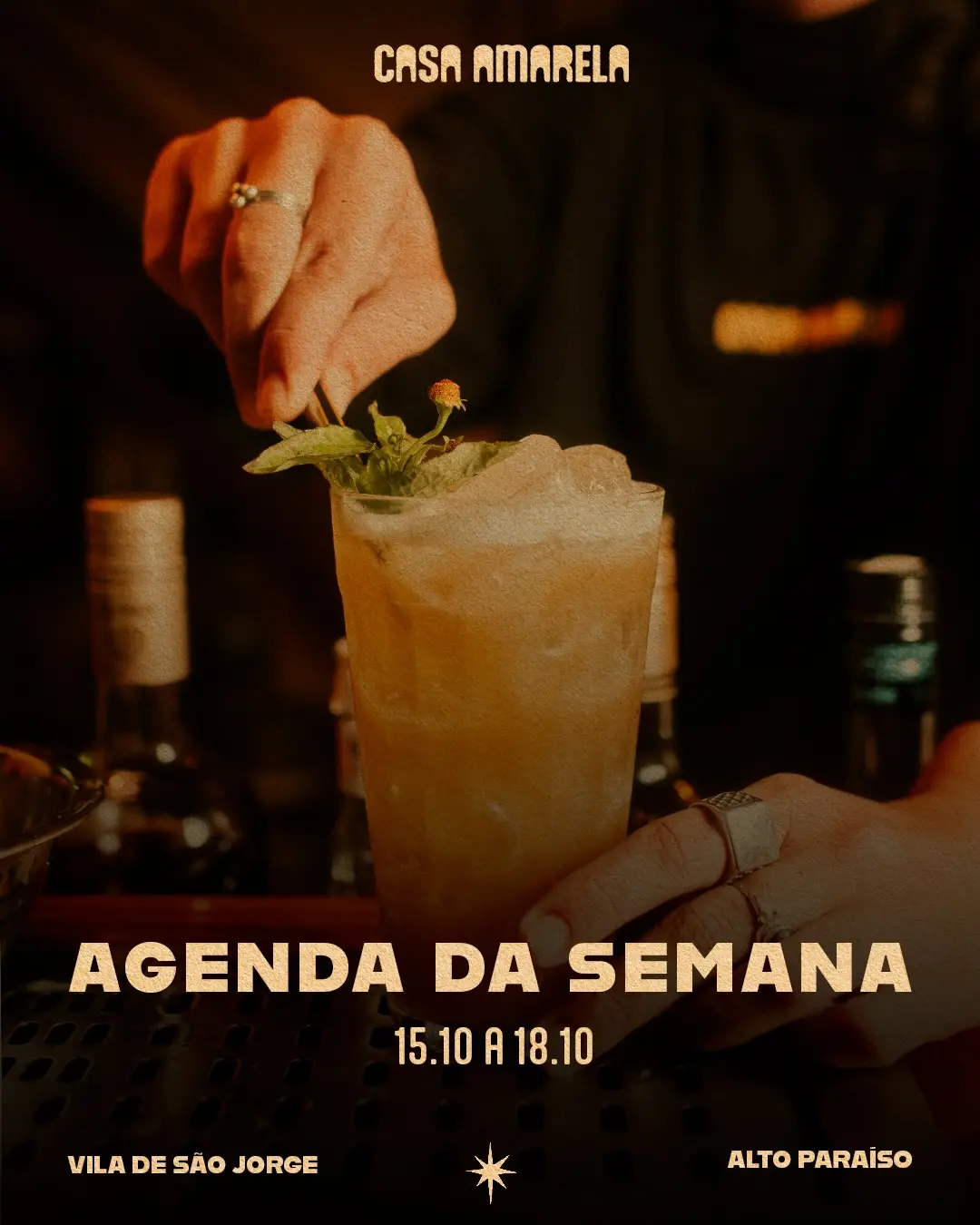 Flyer de Lua Castanho e Forró de Corda