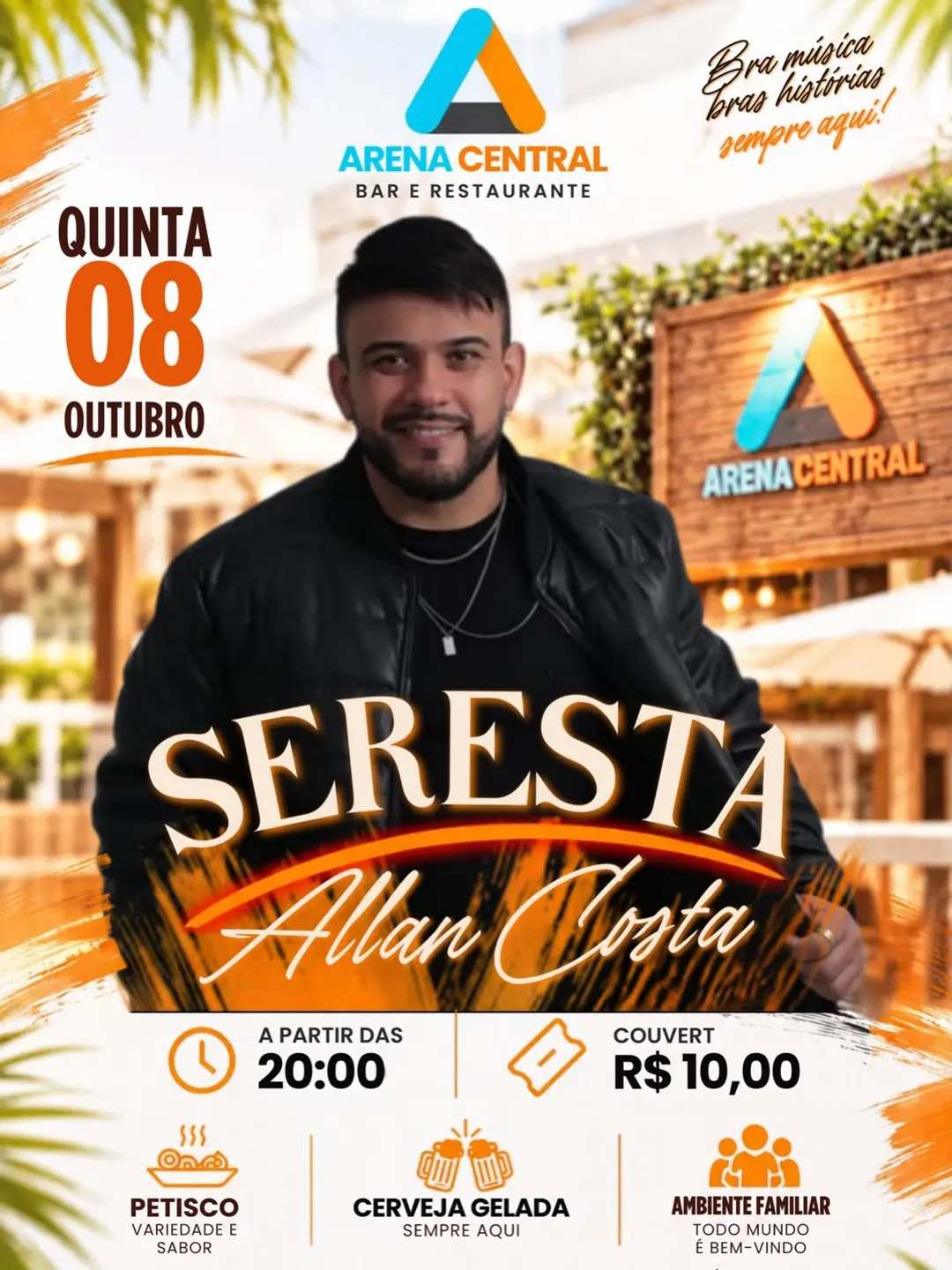 Flyer de Allan Costa