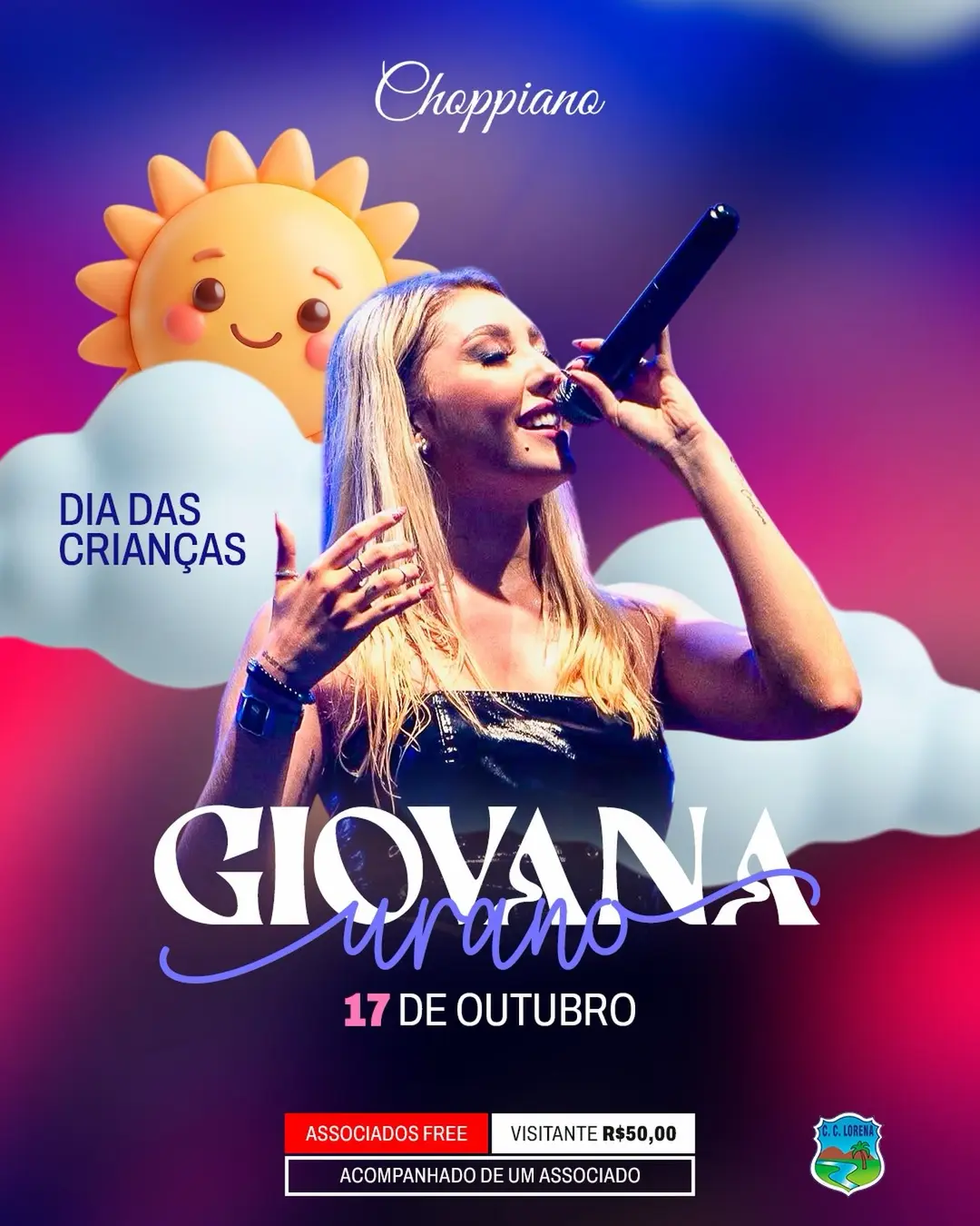 Flyer de Giovanna Urano