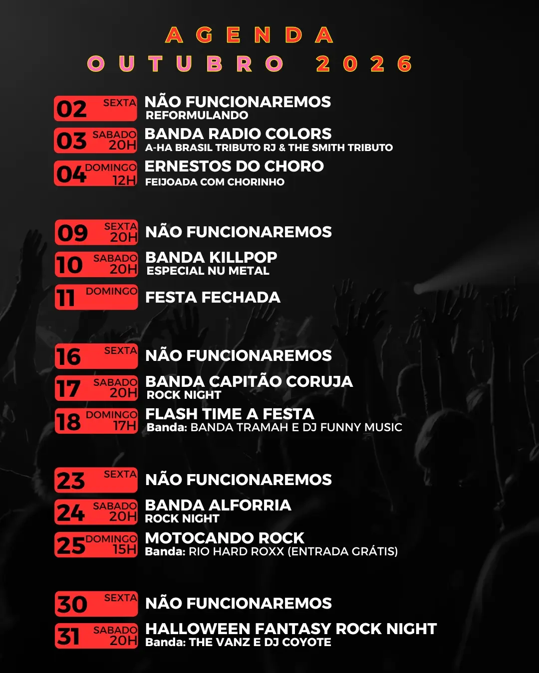 Flyer de Capitão Coruja