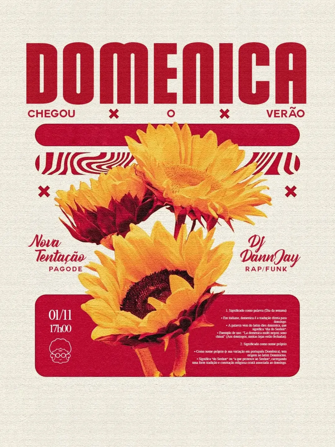 Flyer de Nova Tentação e Dannjay