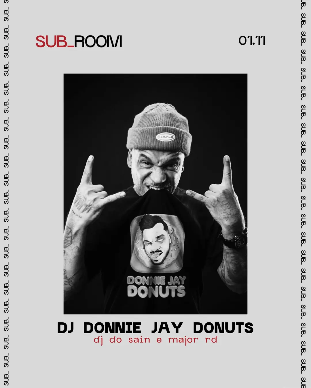 Flyer de Donnie Jay