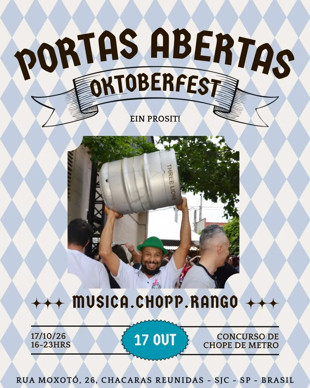 Flyer de Banda Choque Estático e Twyla Correia