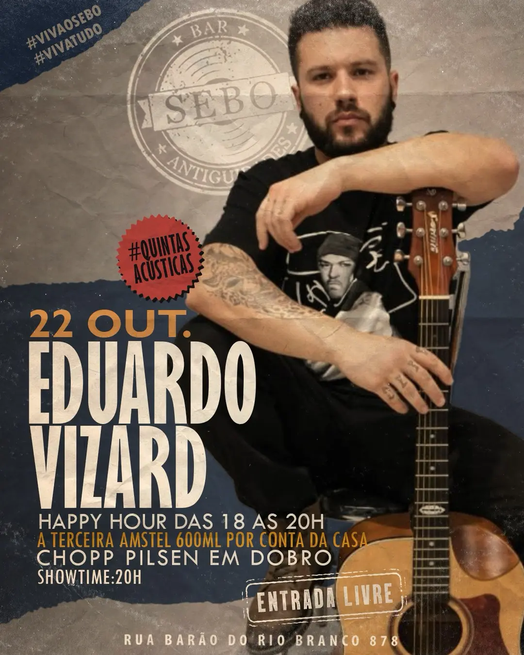 Flyer de Eduardo Vizard