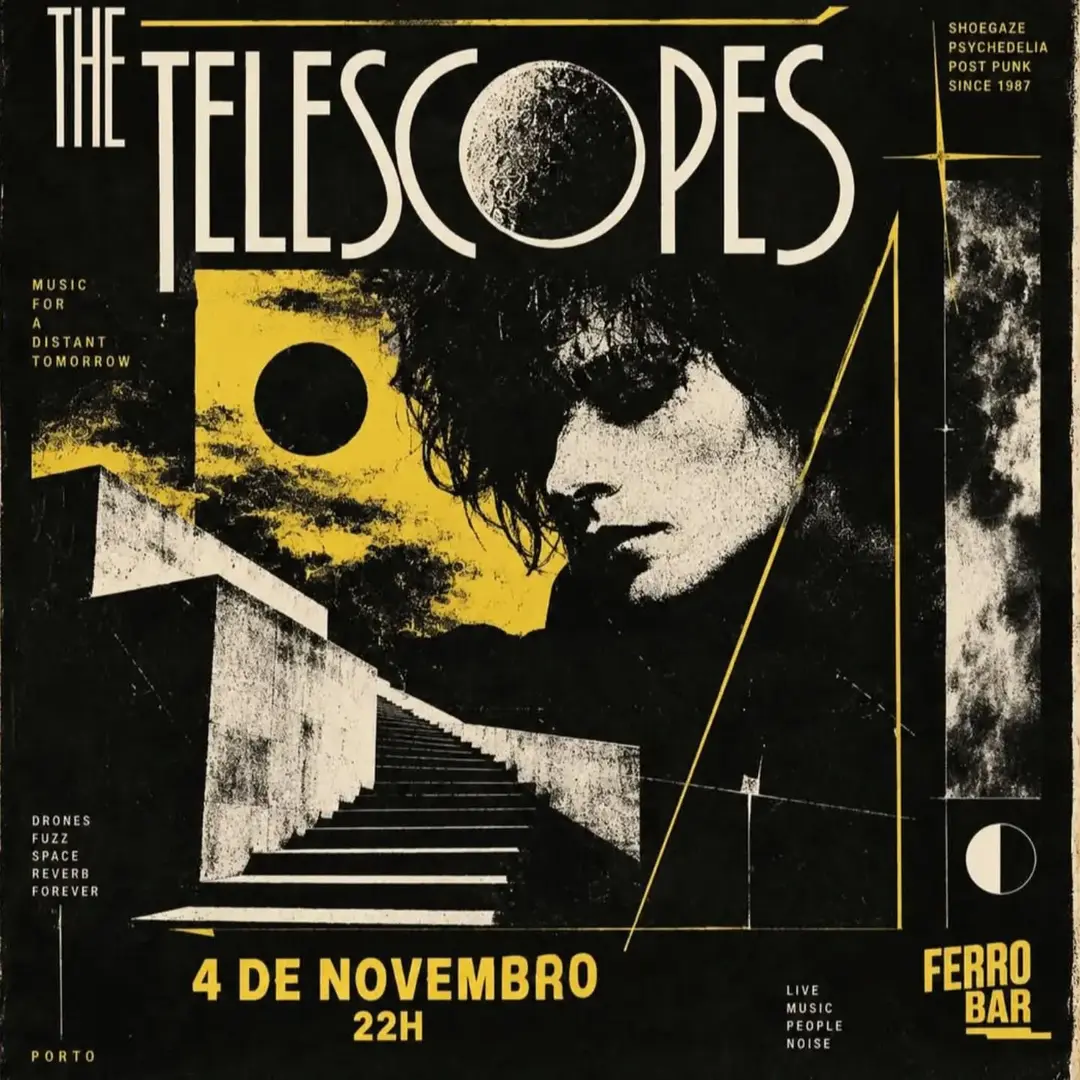 Flyer de The Telescopes