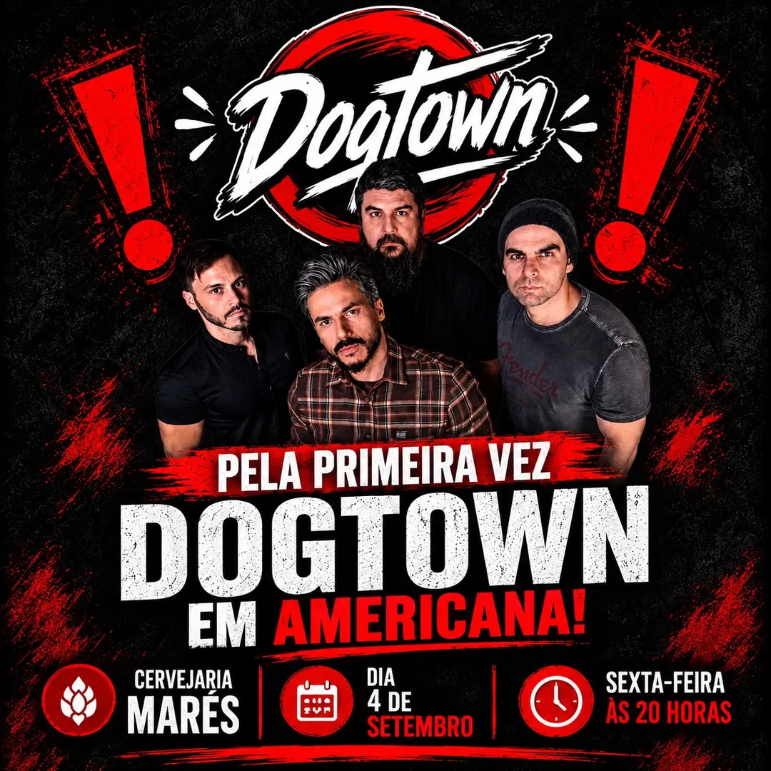 Flyer de Banda Dogtown