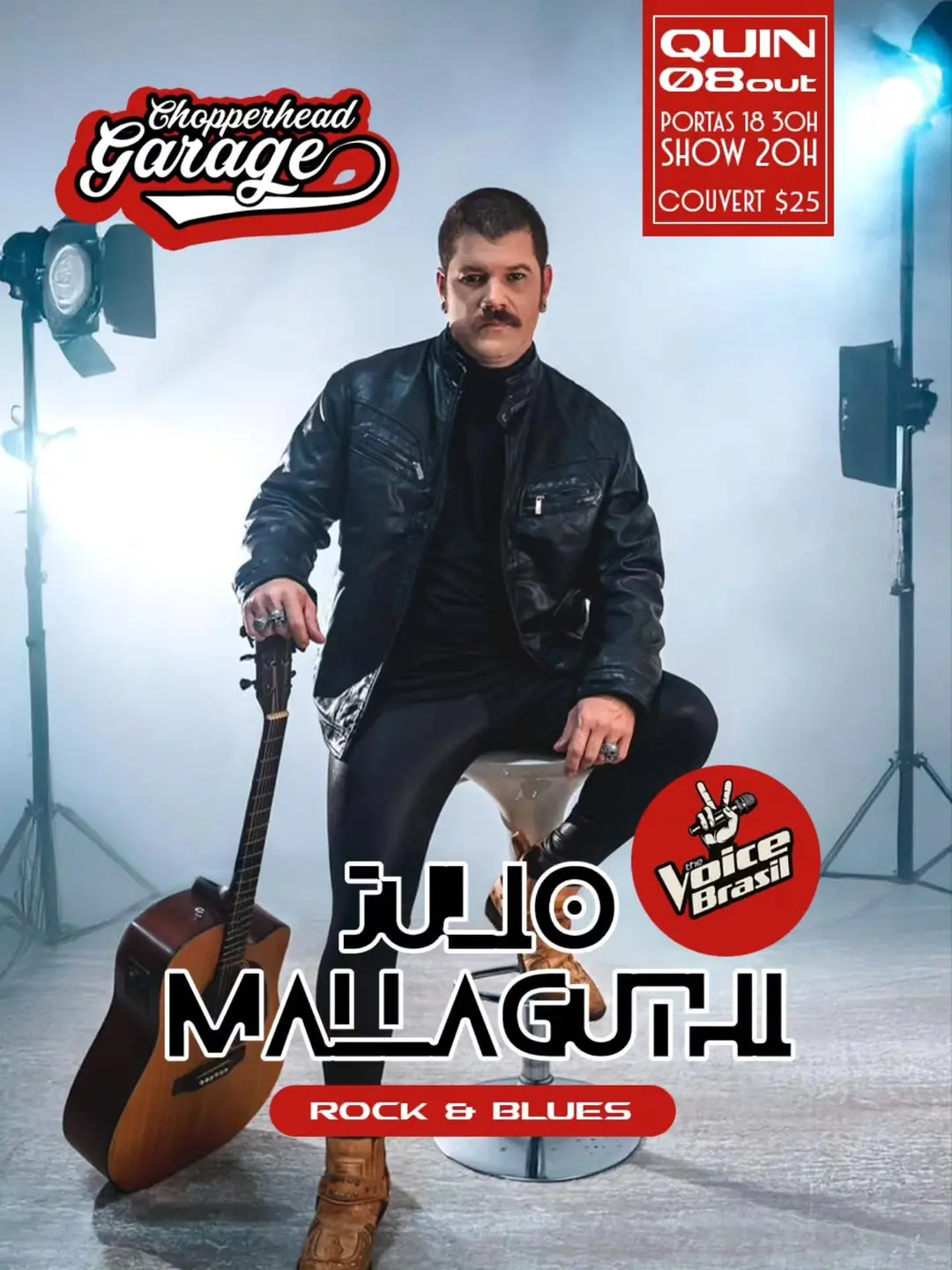 Flyer de Julio Mallaguthi