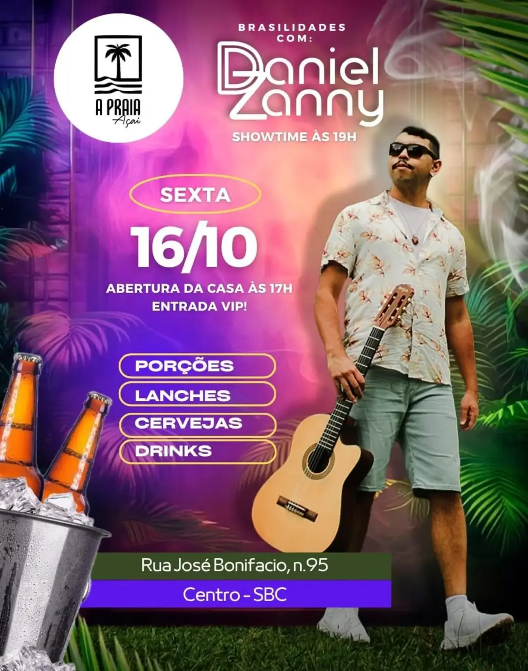 Flyer de Daniel Zanny