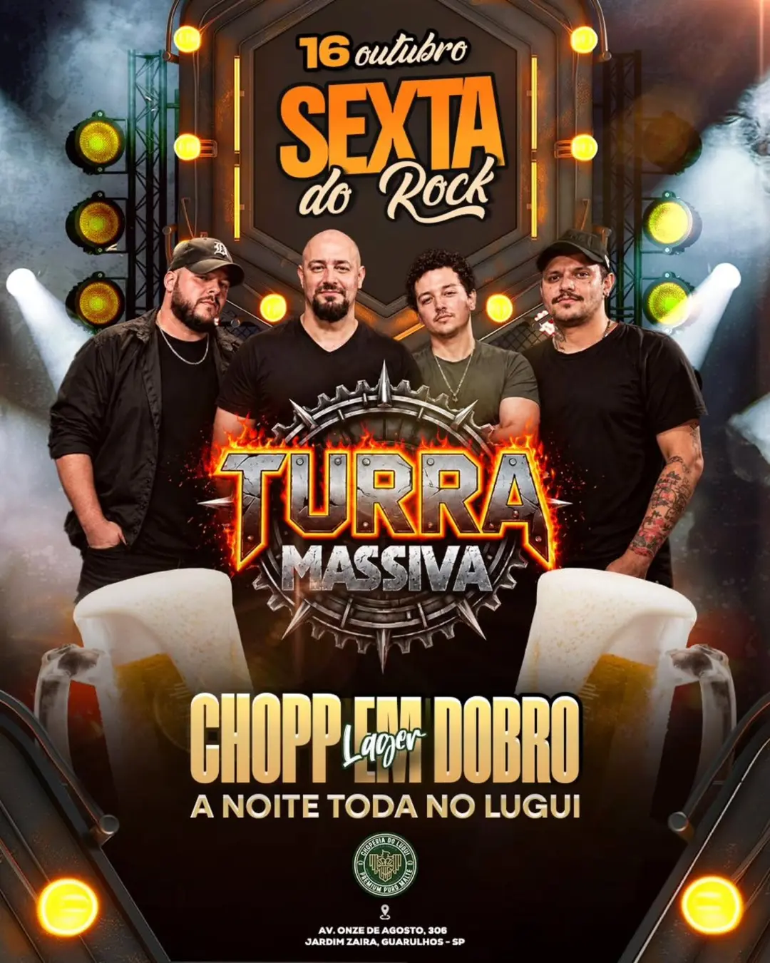 Flyer de Banda Turra Massiva
