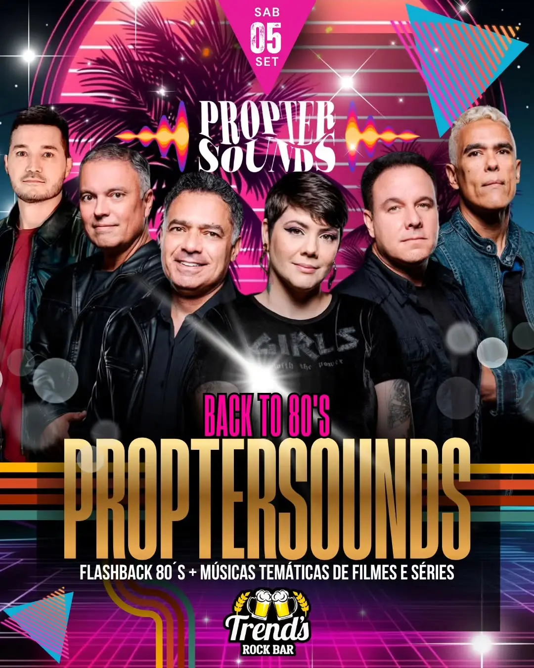Flyer de Banda Propter Sounds