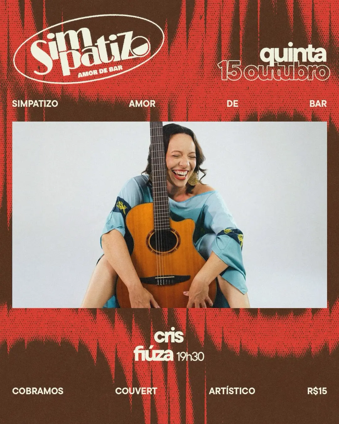 Flyer de Cris Fiuza