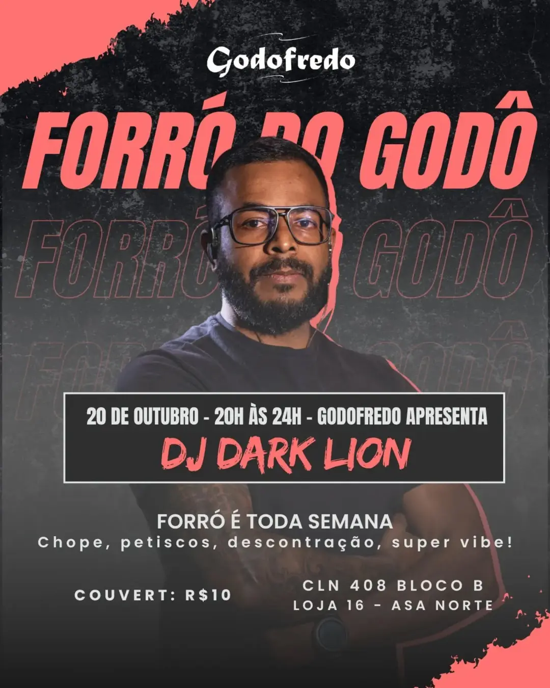 Flyer de DJ Dark Lion