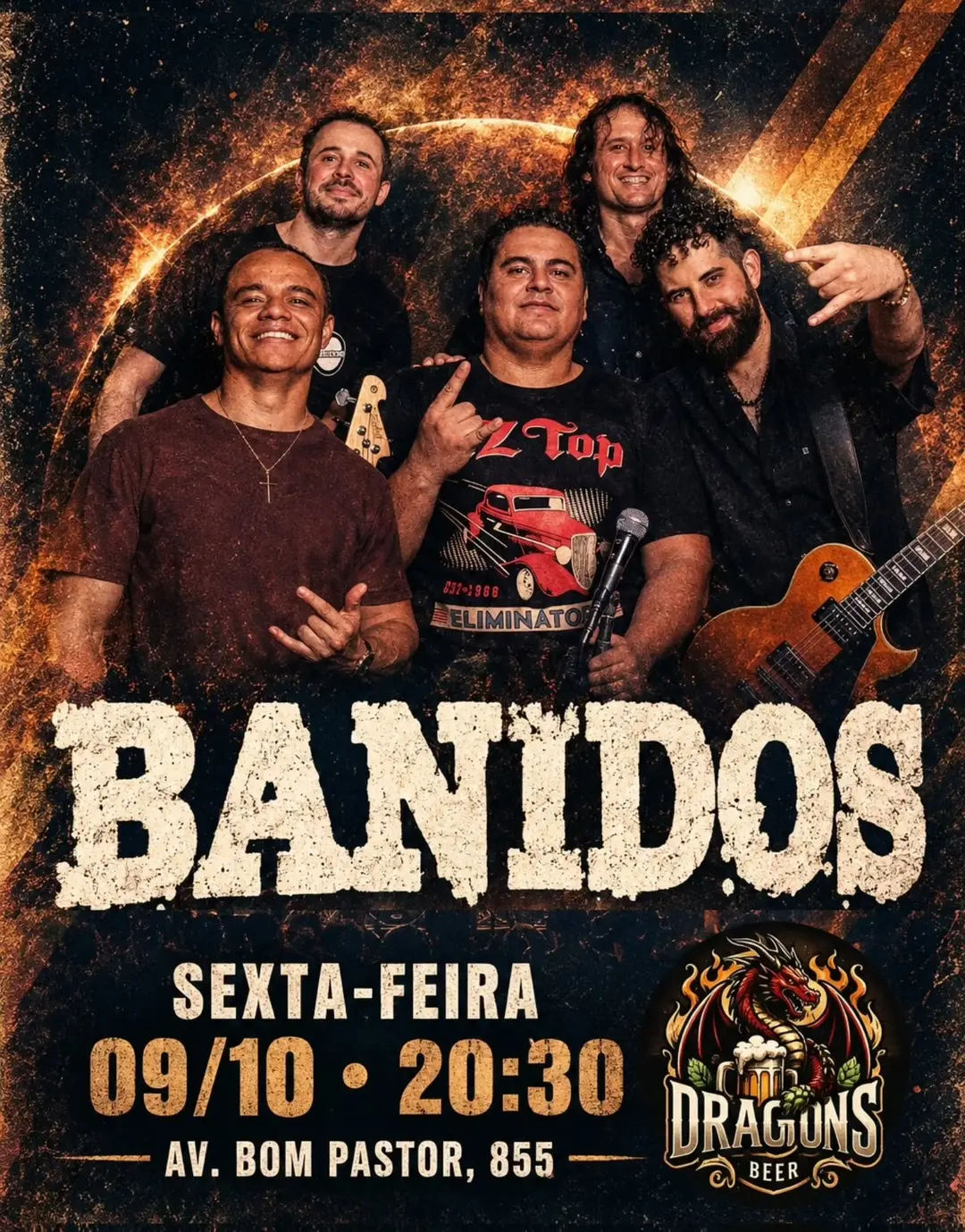 Flyer de Banidos