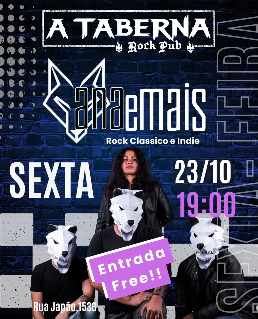 Flyer de Ana e Mais