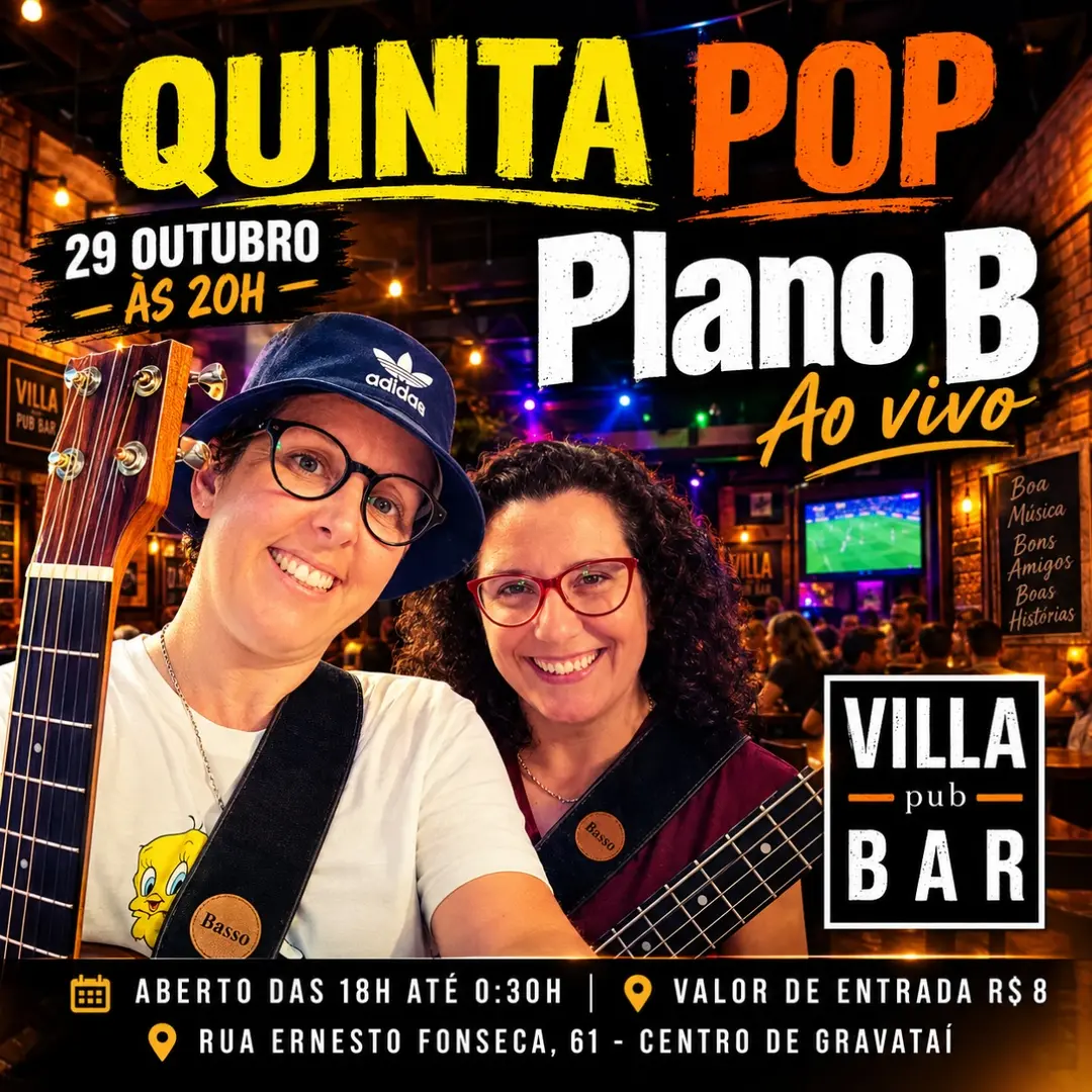 Flyer de Plano B
