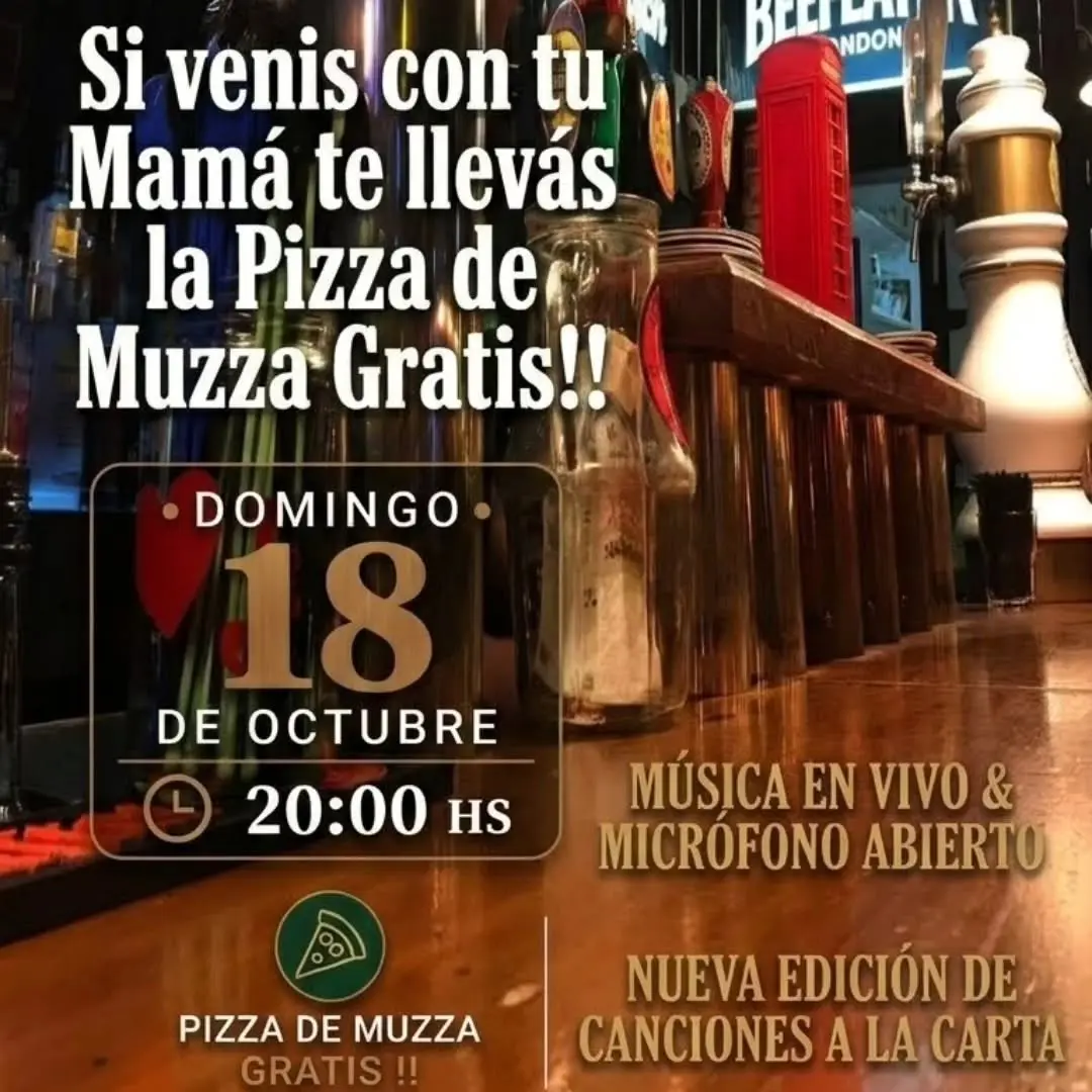 Flyer de Canciones a la carta