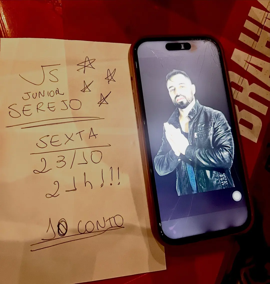 Flyer de Junior Serejo