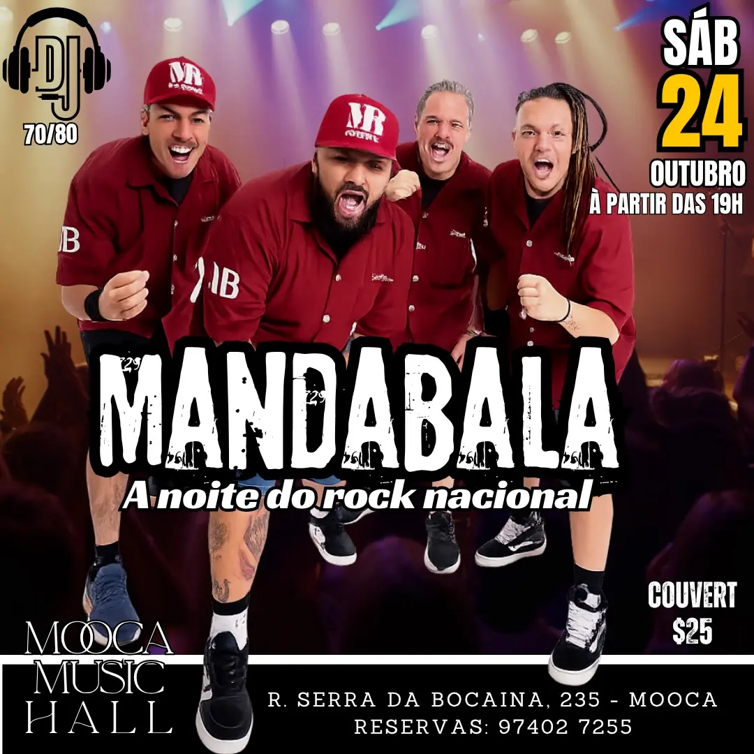 Flyer de Banda MandaBala