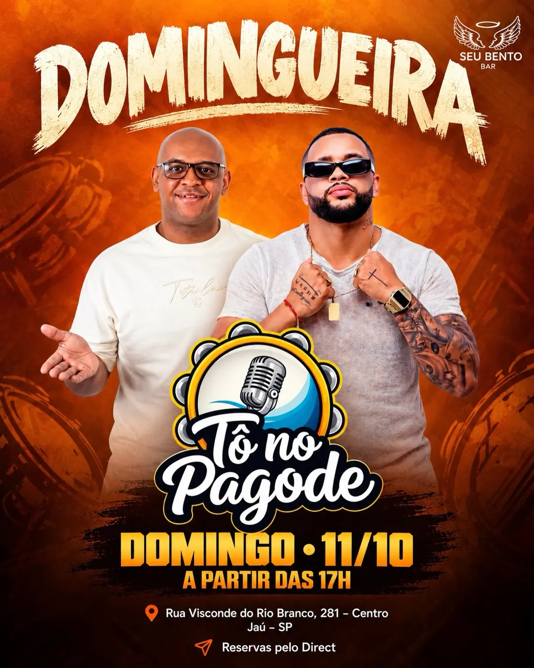 Flyer de Grupo Tono Pagode
