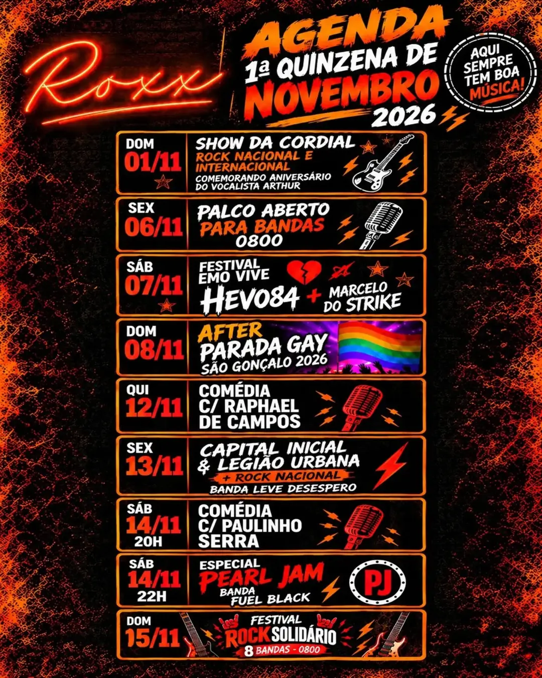 Flyer de Banda Leve Desespero