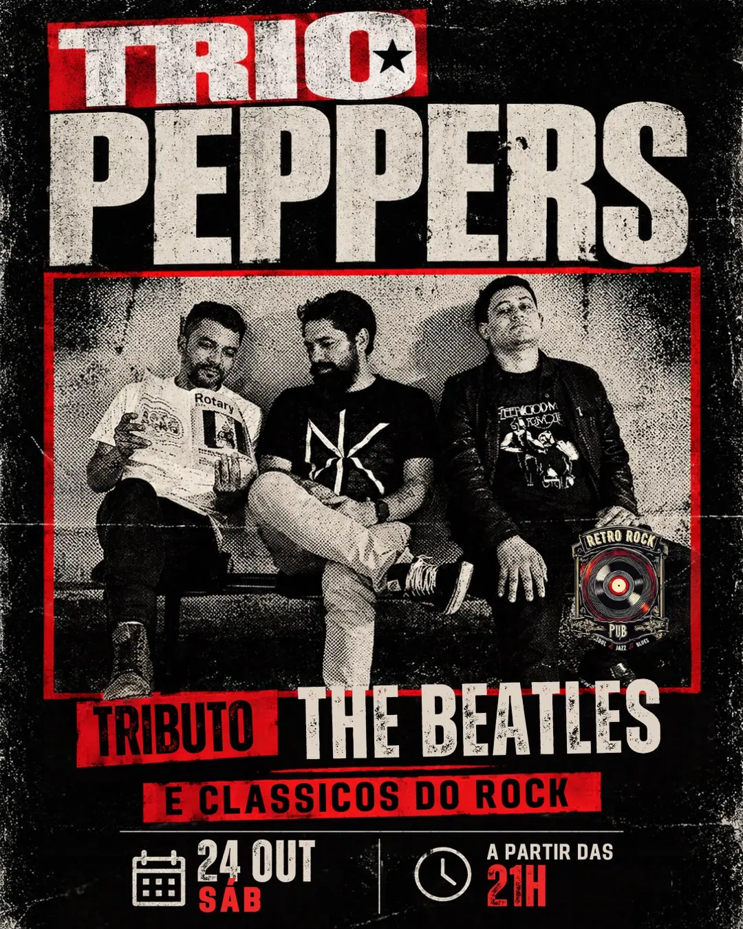 Flyer de Trio Peppers