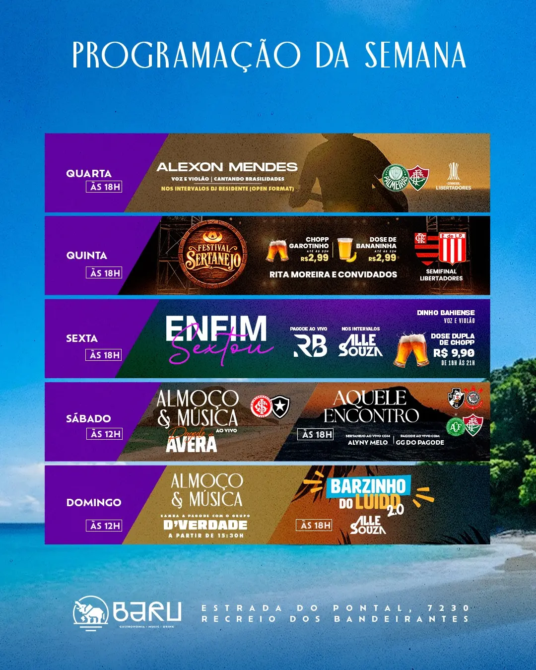 Flyer de Rita Moreira