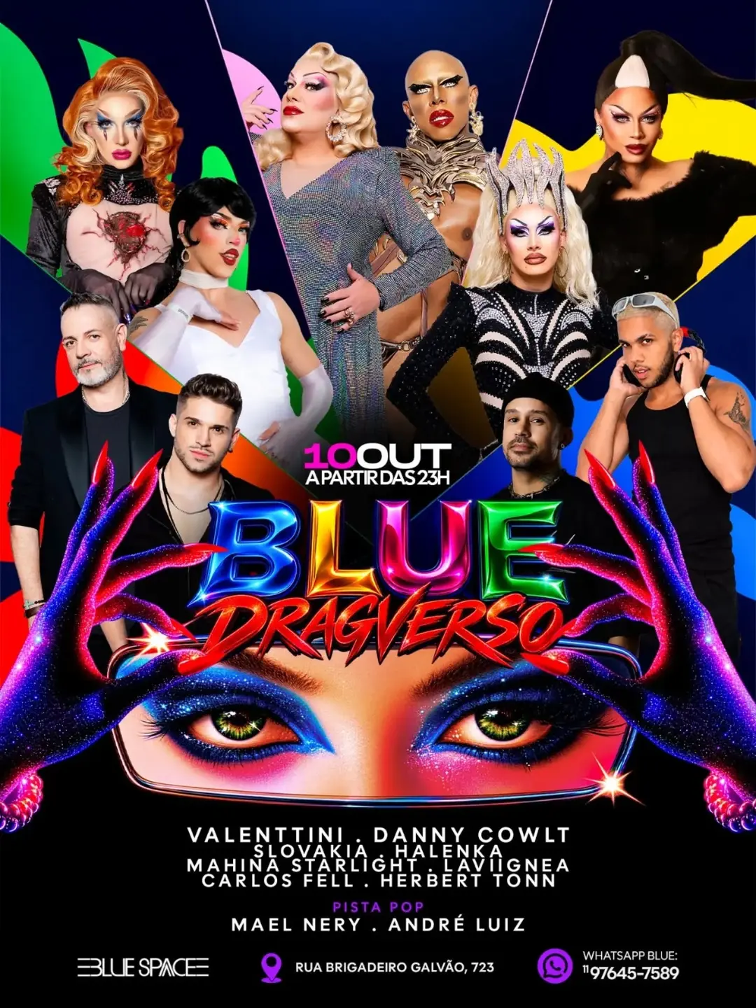 Flyer de Arena, Dragverso, RInnaldy Madonna e FESTONNA