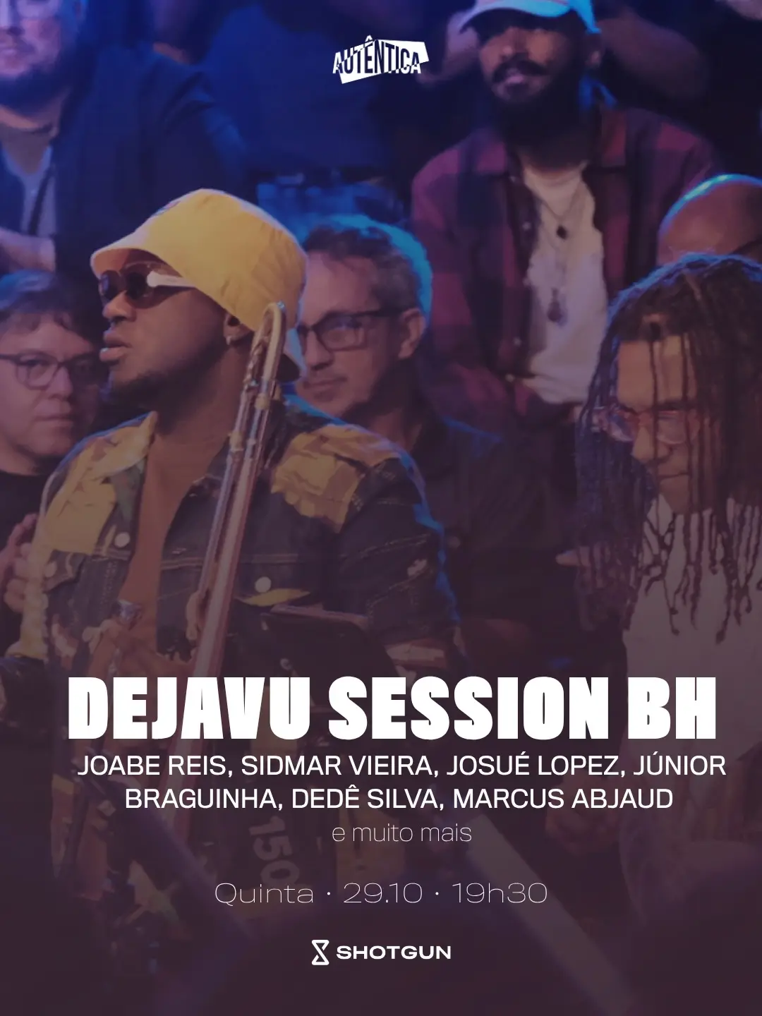 Flyer de Sidmar Vieira, Marcus Abjaud e mais 5 artistas