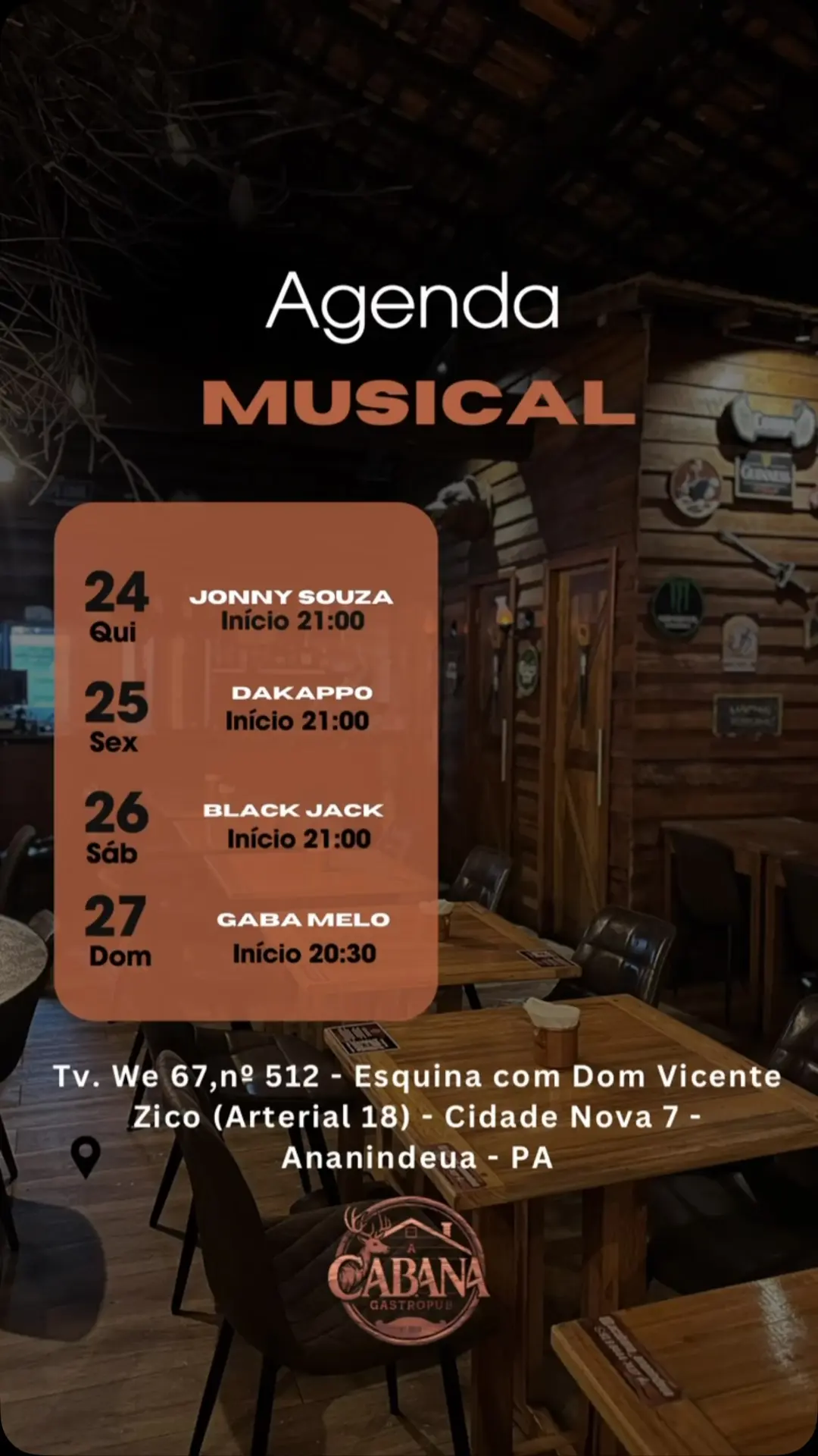 Flyer de Johnny Souza