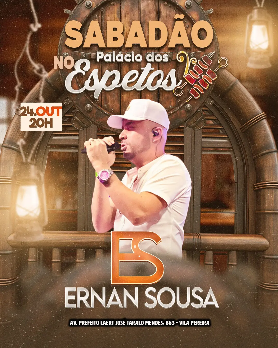 Flyer de Ernan Sousa