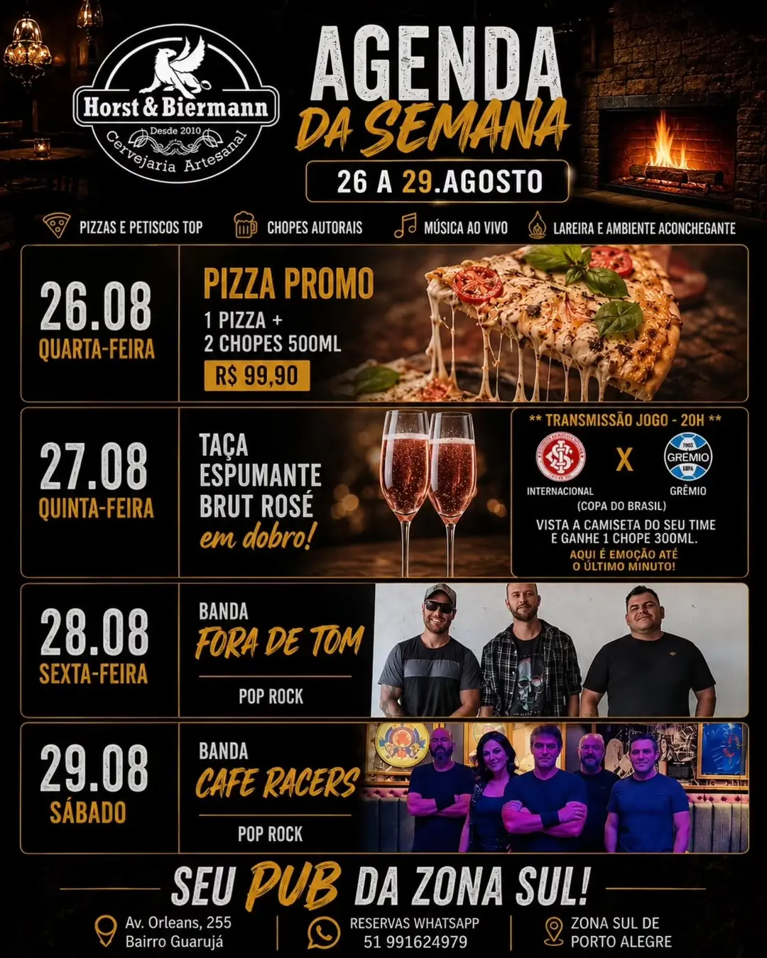 Flyer de Fora de Tom