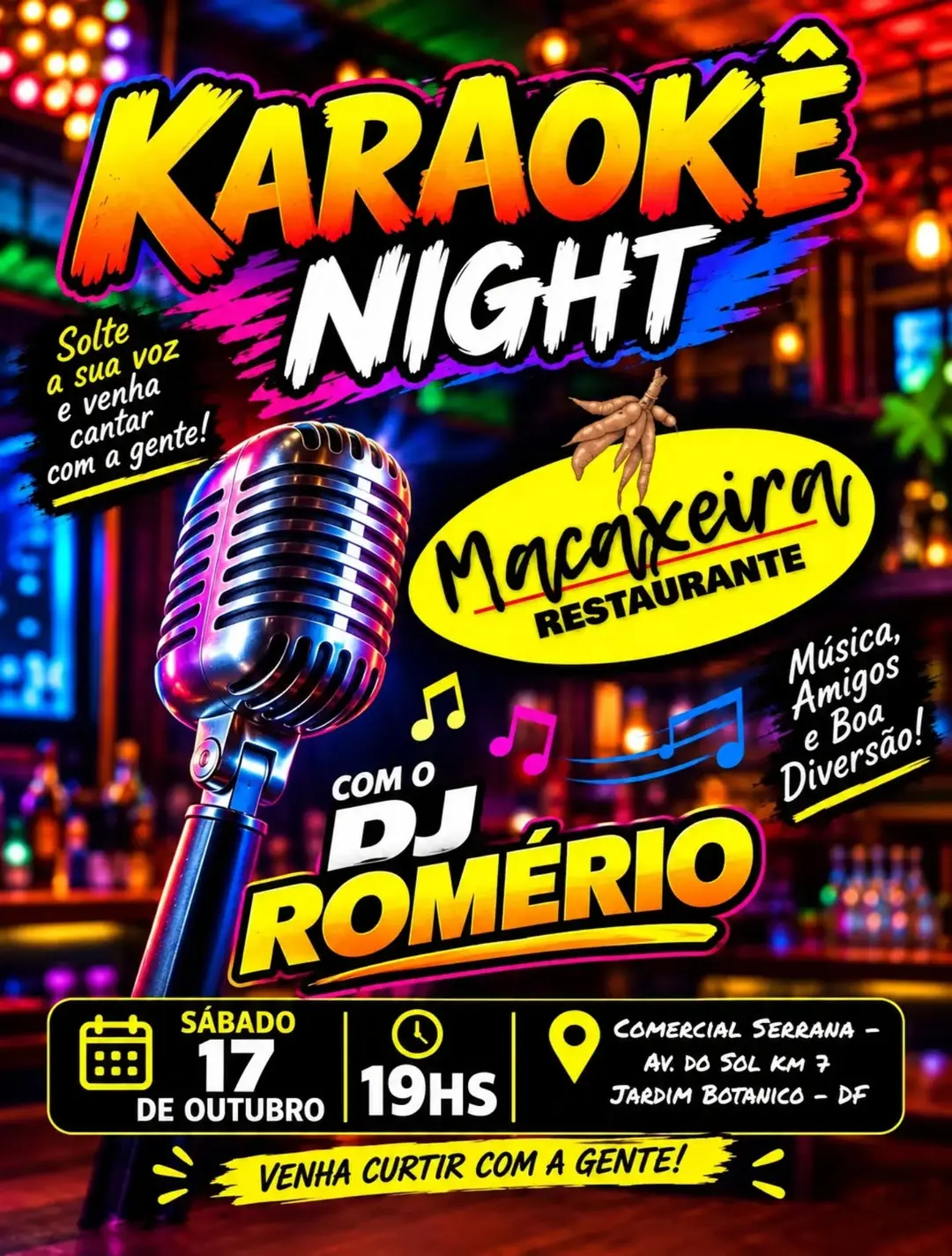 Flyer de Romério Gomes de Oliveira