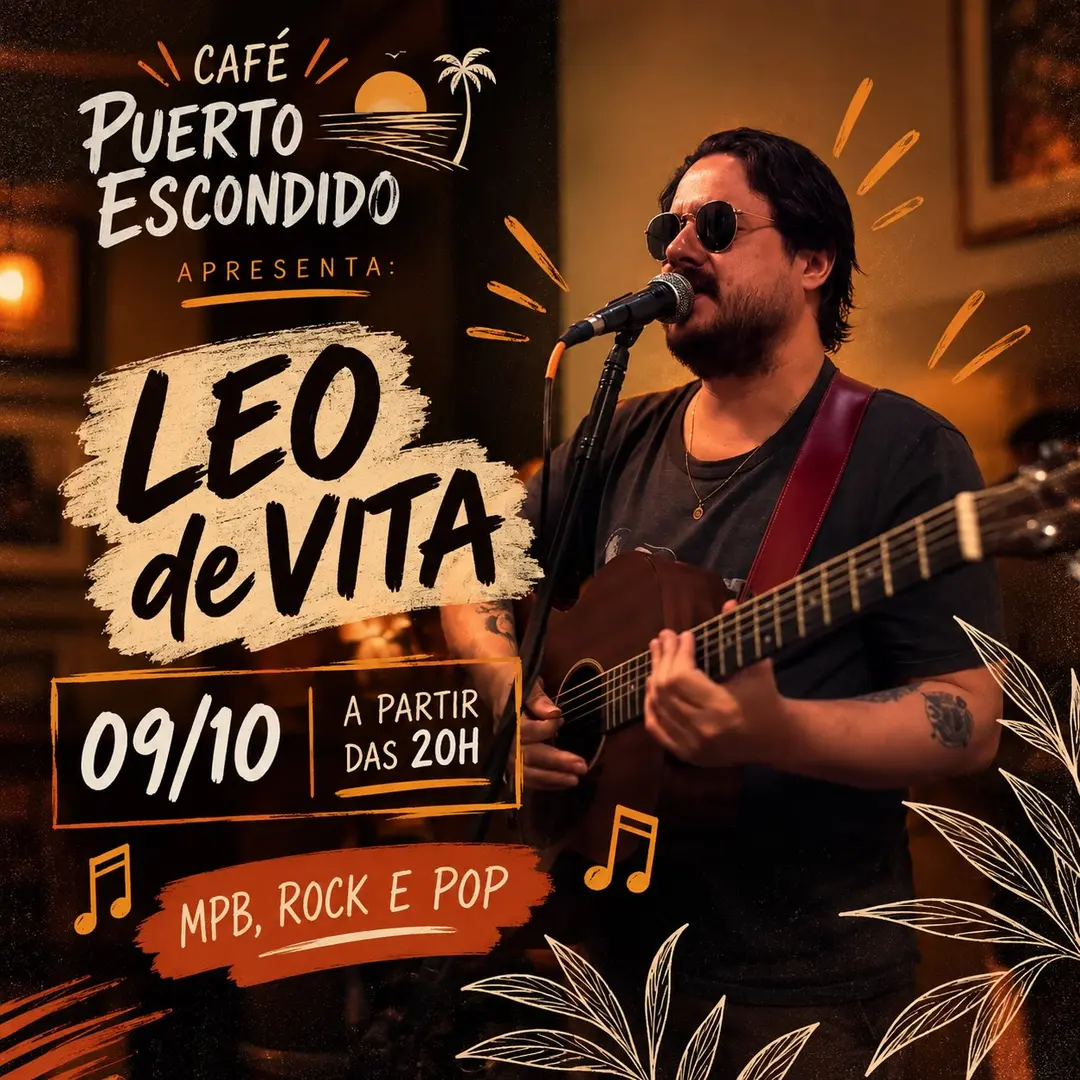 Flyer de Leonardo de Vita