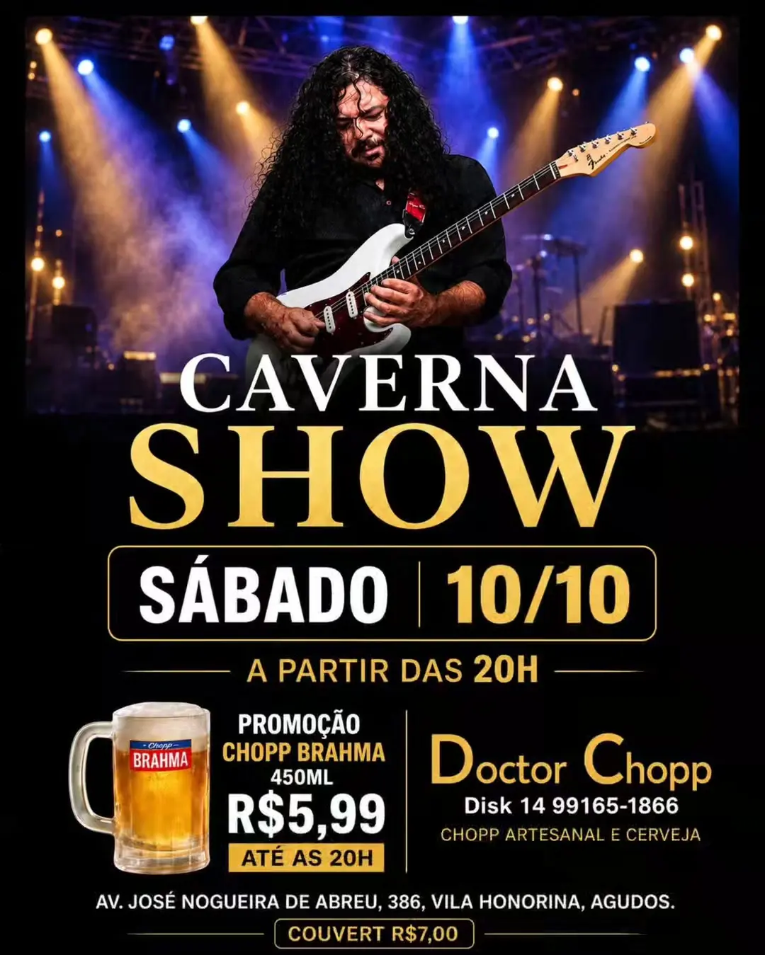 Flyer de Caverna Show