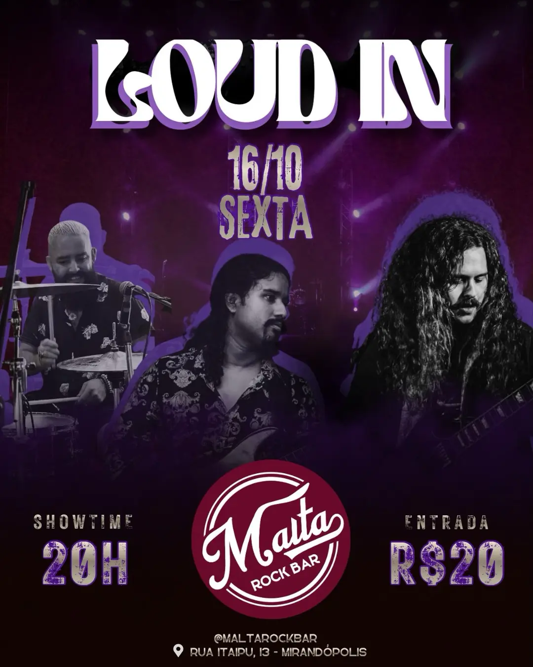 Flyer de Loud'in